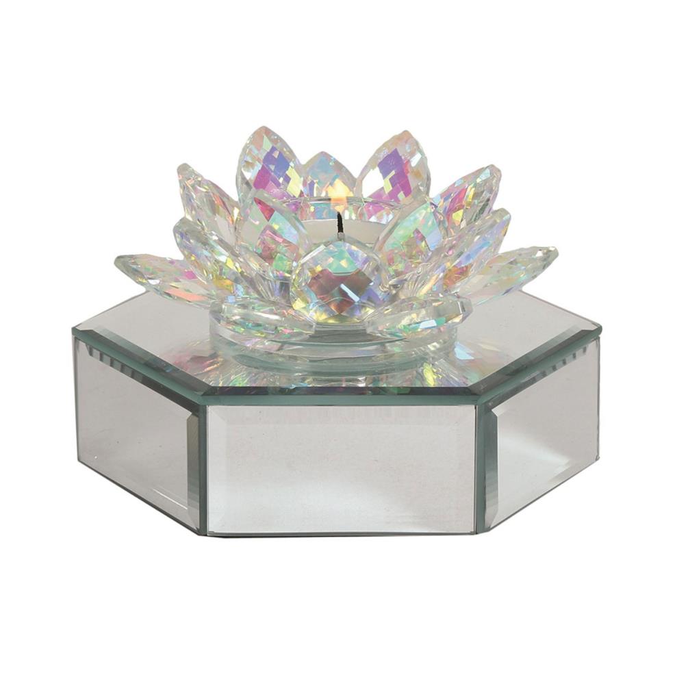 Straits Lustre Crystal Lotus Tealight Candle Holder £17.09